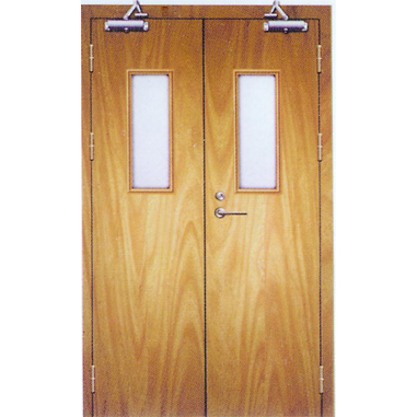 木质双扇防火门